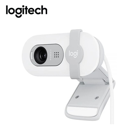 CAMARA LOGITECH BRIO 100 FHD 1080P USB-A WHITE (960-001615)-P